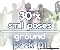 inzoi 云族裔 模组 mod 30x 静态姿势 - Ground-Pack 01【N网】