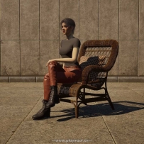 [ 南洋竹境 ]东南亚风格休闲椅(导师Felicity)