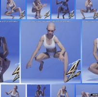 30x 静态姿势 - 深蹲包 01 inZOI mod 模组【N网】