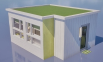 【建筑分享】超小型白绿萌新小屋！