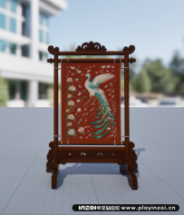 刺绣屏风（可以当画架子）