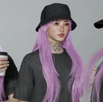 inZOI发型MOD发髻长发替换【N网MOD】