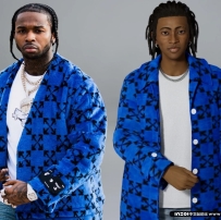 inZOI MOD 流行烟蓝色米白色外套 Pop Smoke Blue Off-White Coat【N网MOD】