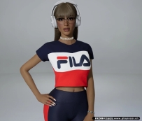 inZOI MOD FILA 紧身裤 上衣Leggings and Top【N网MOD】