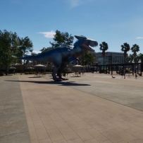 侏罗纪公园恐龙雕像