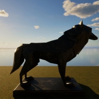 【N网搬运】LowPoly 狼雕像 inZOI游戏mod分享