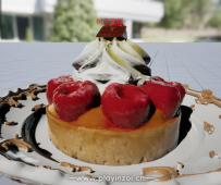 东南亚菜谱【红莓蛋糕】