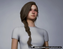 inzoi mod 简单侧辫发型（附加）【N网MOD】