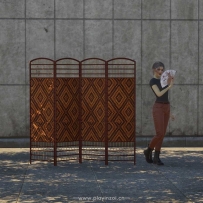 [ 风之隔 ]东南亚风格竹编屏风(导师Felicity)