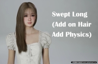 inzoi模组 物理效果长发披肩发【N网MOD】