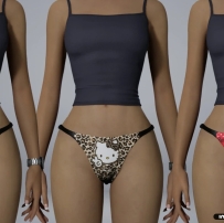 inzoi mod Hello Kitty 丁字裤 【N网MOD】