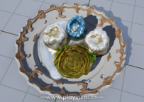 东南亚菜谱【糯米玫瑰花芒果饭】